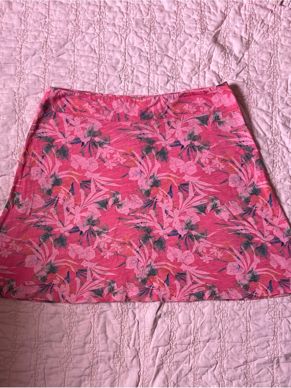 Fresh Produce Pink Floral A-Line Skirt